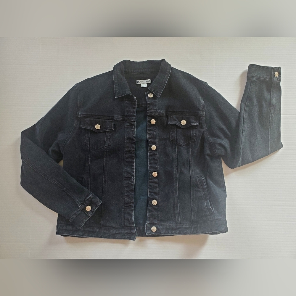 Black Pendleton Jean Jacket